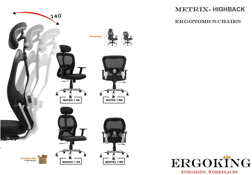 Metrix Chairs by Ergoking 